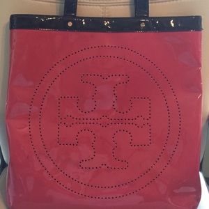 Tory Burch Large Patent Tote Bag